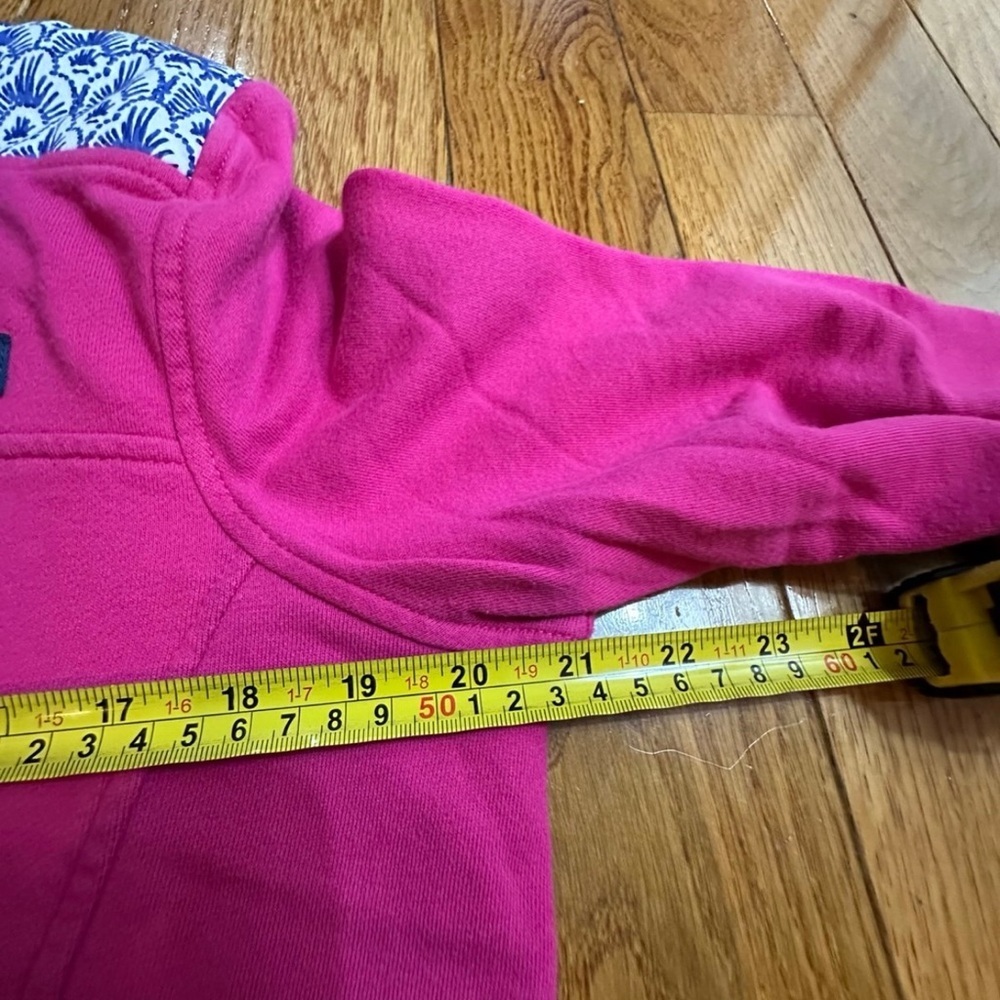 Vineyard Vines Pink Quarter-Zip Top size large - Picture 9 of 9